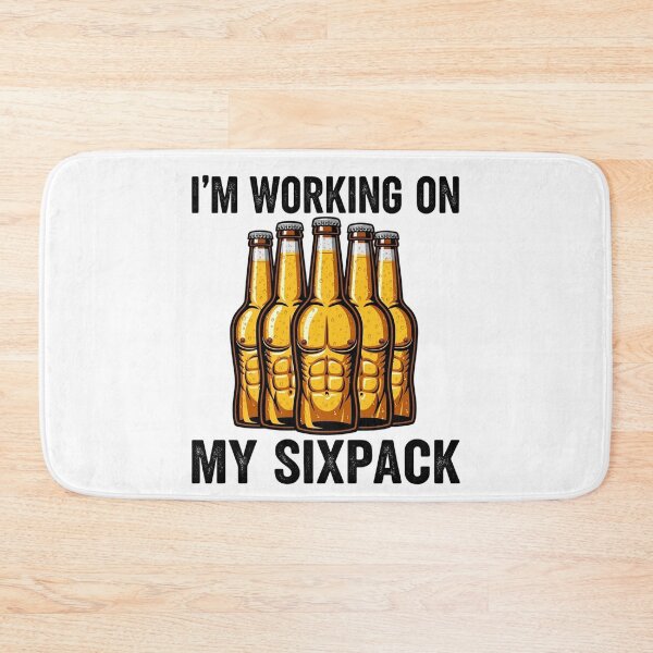 Item preview, Funny ‘I’m Working on My Sixpack’ Unisex Graphic Tee | Premium Quality T-Shirt designed and sold by MoolokaiApperal.