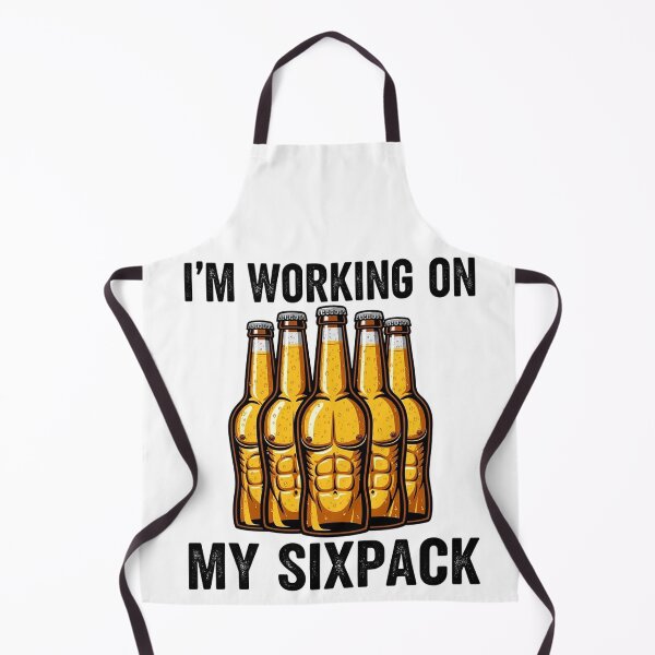 Item preview, Funny ‘I’m Working on My Sixpack’ Unisex Graphic Tee | Premium Quality T-Shirt designed and sold by MoolokaiApperal.
