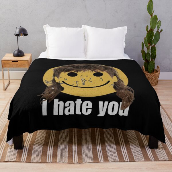 Item preview, Distressed Smiley I Hate You - Funny Harry Meme designed and sold by sapnaela.
