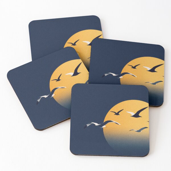 Item preview, Birds flying near the sunset sky designed and sold by anytka.
