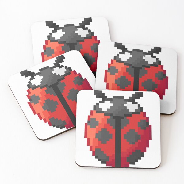 Item preview, Lil red pixelart Ladybird(Ladybug) designed and sold by CyberphnxArtz.
