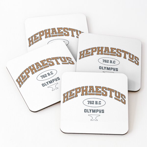 Item preview, Hephaestus Vintage Collegiate Greek God Mythology Print designed and sold by ShopStellar.