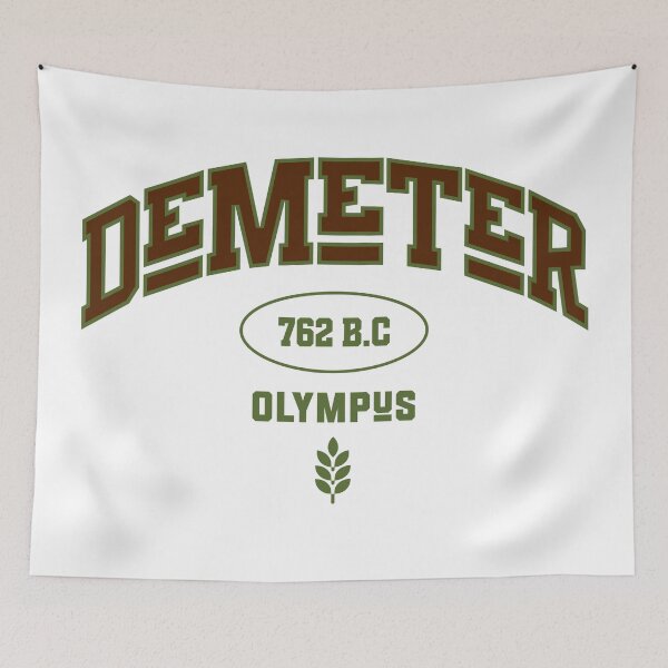 Item preview, Demeter Vintage Collegiate Greek God Mythology Print designed and sold by ShopStellar.