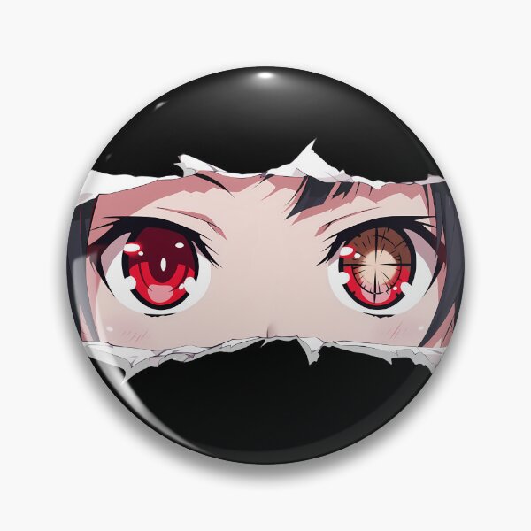 Item preview, Kurumi Tokisaki Date A Live Heterochromia Peeker Through Torn Paper designed and sold by PMartistStudio.
