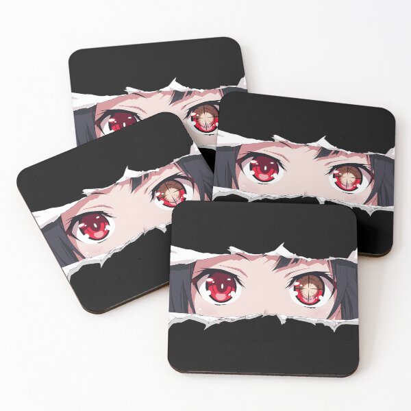 Item preview, Kurumi Tokisaki Date A Live Heterochromia Peeker Through Torn Paper designed and sold by PMartistStudio.