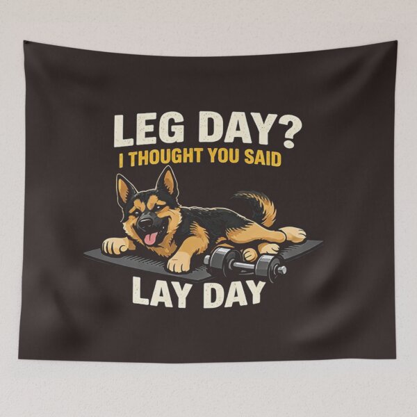 Item preview, Leg Day I Thought You Said Lay Day Funny Gym Workout Humor Design designed and sold by ahfas86.