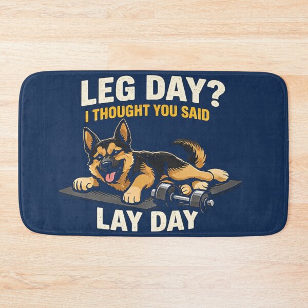 Item preview, Leg Day I Thought You Said Lay Day Funny Gym Workout Humor Design designed and sold by ahfas86.