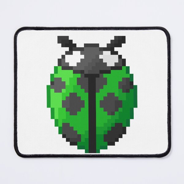 Item preview, Lil green pixelart Ladybird(Ladybug) designed and sold by CyberphnxArtz.