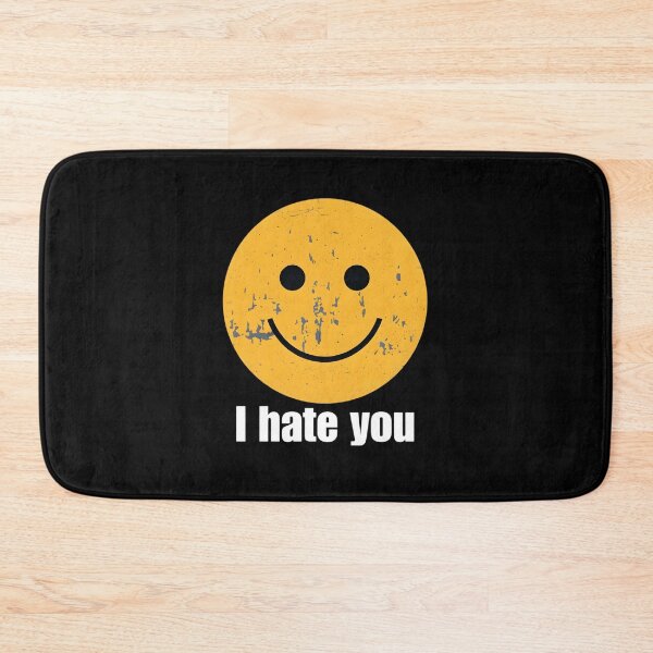 Item preview, Distressed Smiley I Hate You - Funny Harry Meme designed and sold by sapnaela.