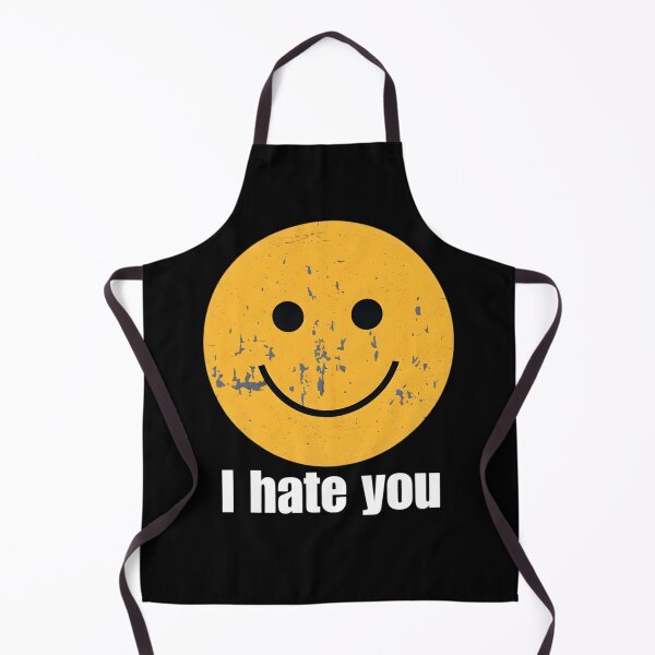 Item preview, Distressed Smiley I Hate You - Funny Harry Meme designed and sold by sapnaela.
