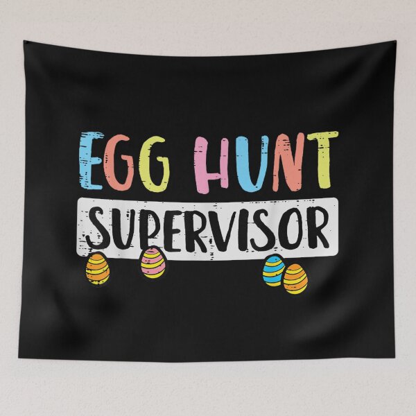 Item preview, Egg Hunt Supervisor Funny Easter Family Matching Party Graphic Tee designed and sold by Pingleify.