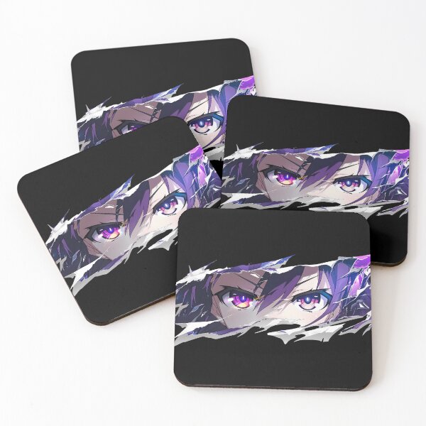 Item preview, Tohka Yatogami Date A Live Purple Eyes Peeker Through Torn Paper designed and sold by PMartistStudio.
