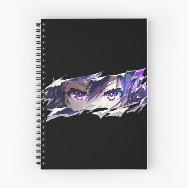 Item preview, Tohka Yatogami Date A Live Purple Eyes Peeker Through Torn Paper designed and sold by PMartistStudio.