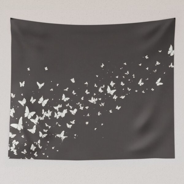 Item preview, Butterflies fly across dark sky designed and sold by anytka.