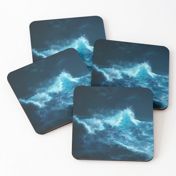 Item preview, Stormy Ocean Waves Crashing In Darkness designed and sold by Christian Weiss.