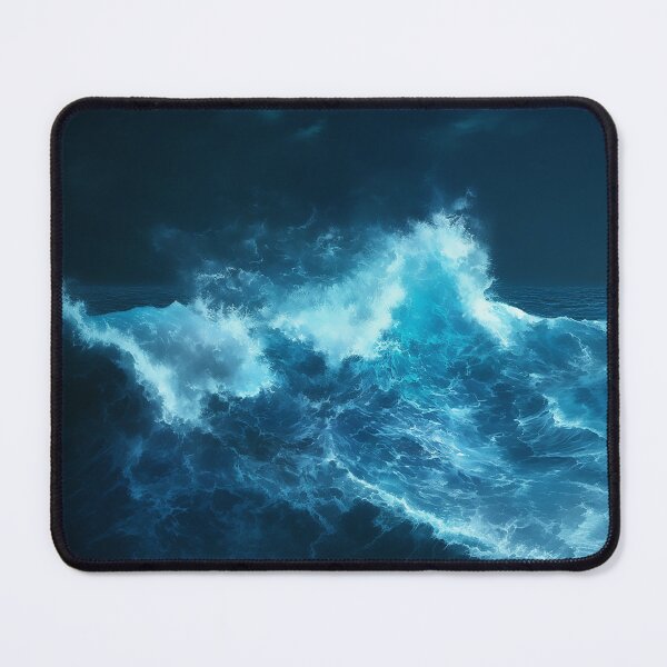 Item preview, Stormy Ocean Waves Crashing In Darkness designed and sold by Christian Weiss.