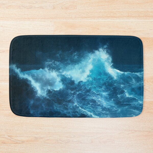 Item preview, Stormy Ocean Waves Crashing In Darkness designed and sold by Christian Weiss.