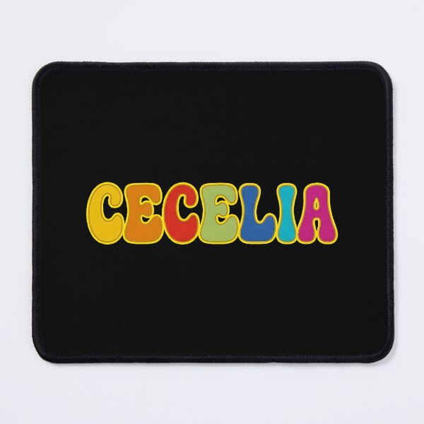 Item preview, ❤️ Cecelia Personalized Name Wavy Retro Shirt, Coffee Mug, Sticker Gift designed and sold by HelixPedia.