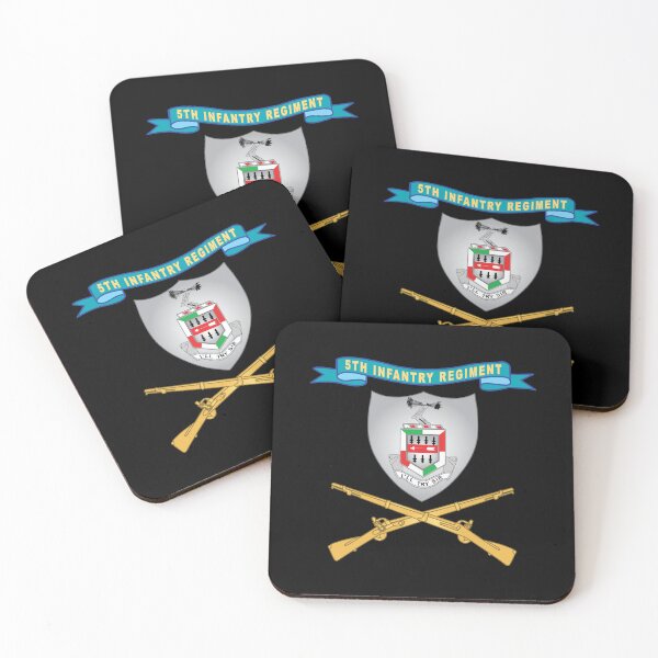 Item preview, Army - 5th Infantry Regiment - DUI w Ribbon - Br X 300 designed and sold by Military Insignia Products.