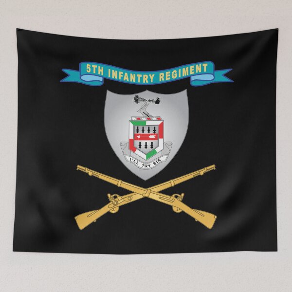 Item preview, Army - 5th Infantry Regiment - DUI w Ribbon - Br X 300 designed and sold by Military Insignia Products.
