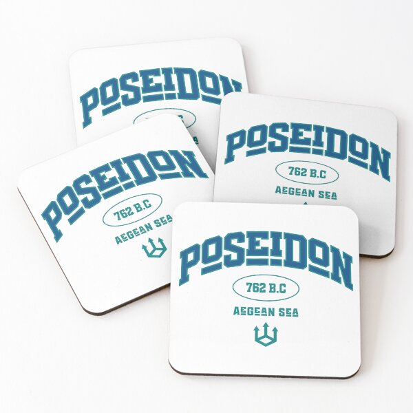 Item preview, Poseidon Vintage Collegiate Greek God Mythology Print designed and sold by ShopStellar.