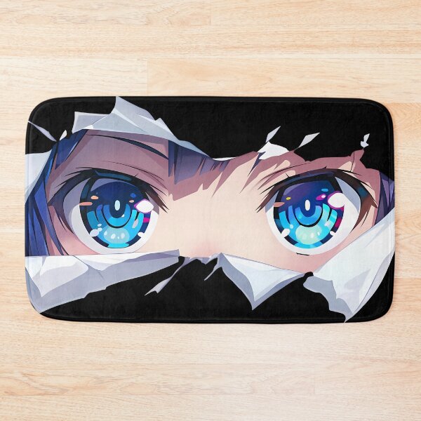 Item preview, Yoshino Himekawa Date A Live Soft Blue Eyes Peeker Through Torn Paper designed and sold by PMartistStudio.