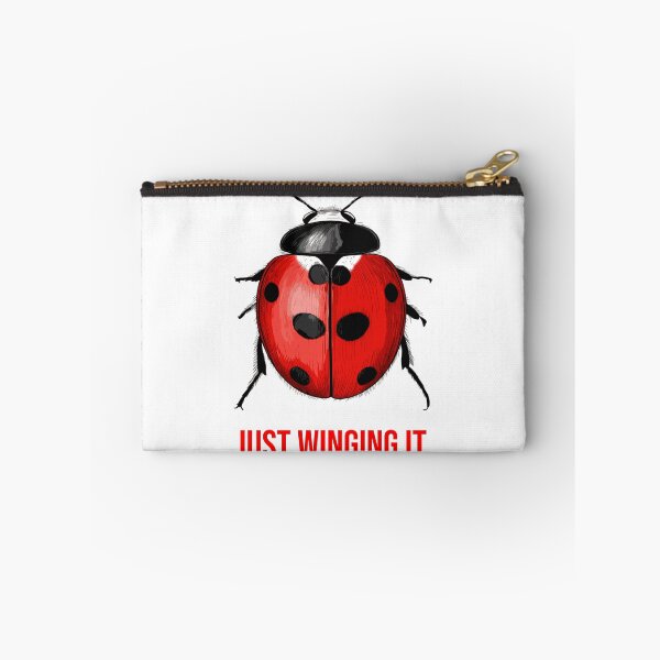 Item preview, Just Winging It Ladybug | Funny Ladybug Illustration | Insect Pun Design designed and sold by WayOutWorks.