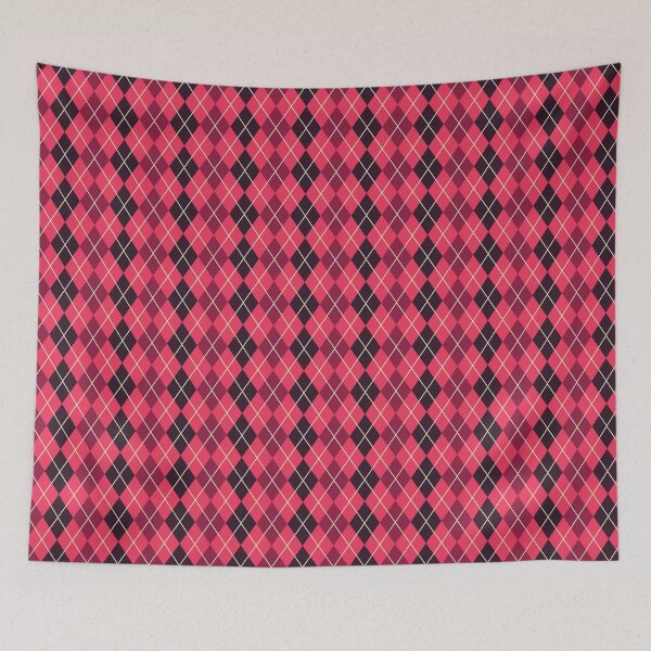 Item preview, Crimson Velvet - Dark Academia Argyle Pattern designed and sold by koohstudio.