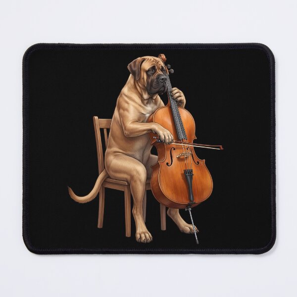 Item preview, Mastiff Playing Cello Player Cellist Dog Lover designed and sold by TerryConnells.