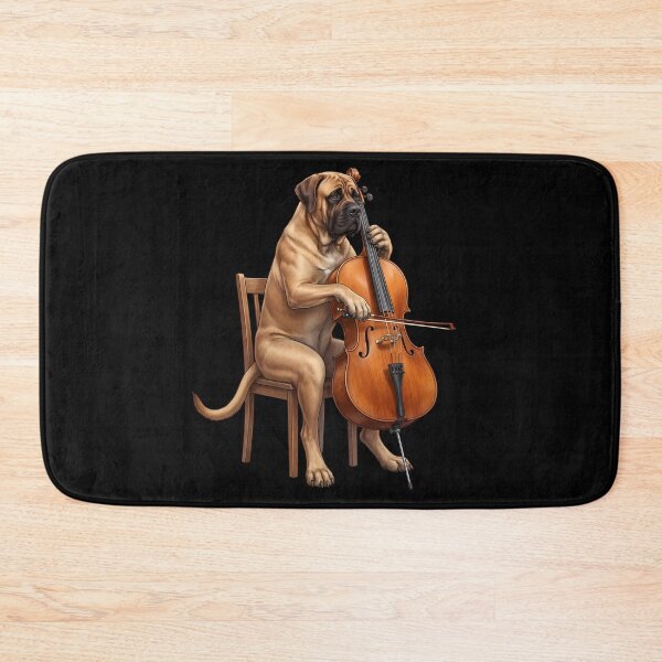 Item preview, Mastiff Playing Cello Player Cellist Dog Lover designed and sold by TerryConnells.