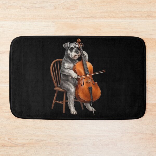 Item preview, Miniature Schnauzer Playing Cello Player Cellist Dog Lover designed and sold by TerryConnells.