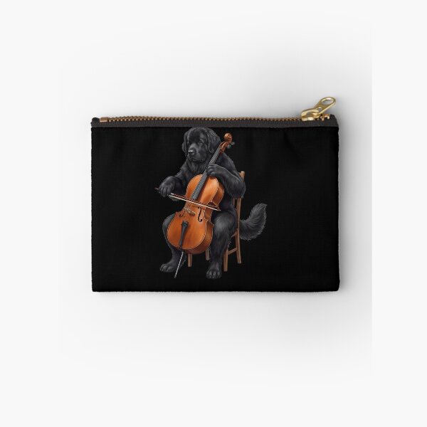 Item preview, Newfoundland Playing Cello Player Cellist Dog Lover designed and sold by TerryConnells.