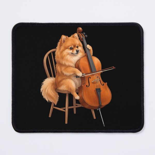 Item preview, Pomeranian Playing Cello Player Cellist Dog Lover designed and sold by TerryConnells.