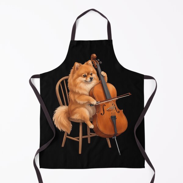 Item preview, Pomeranian Playing Cello Player Cellist Dog Lover designed and sold by TerryConnells.