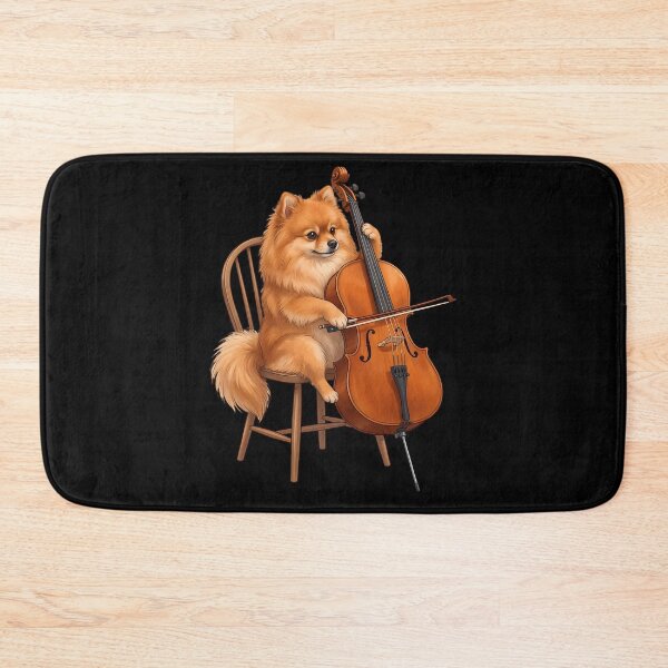 Item preview, Pomeranian Playing Cello Player Cellist Dog Lover designed and sold by TerryConnells.