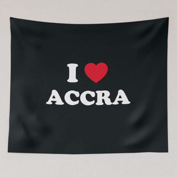 Item preview, I Love Accra | Ghana Travel Souvenir designed and sold by MammothArt.