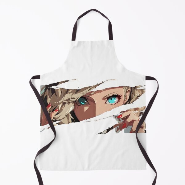 Item preview, Ann Takamaki Persona 5 Turquoise Eyes Torn Paper Peek Glam designed and sold by PMartistStudio.
