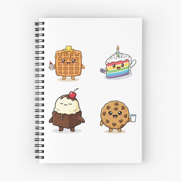 Item preview, Kawaii Dessert Squad Cute Food Characters designed and sold by Coowo22.