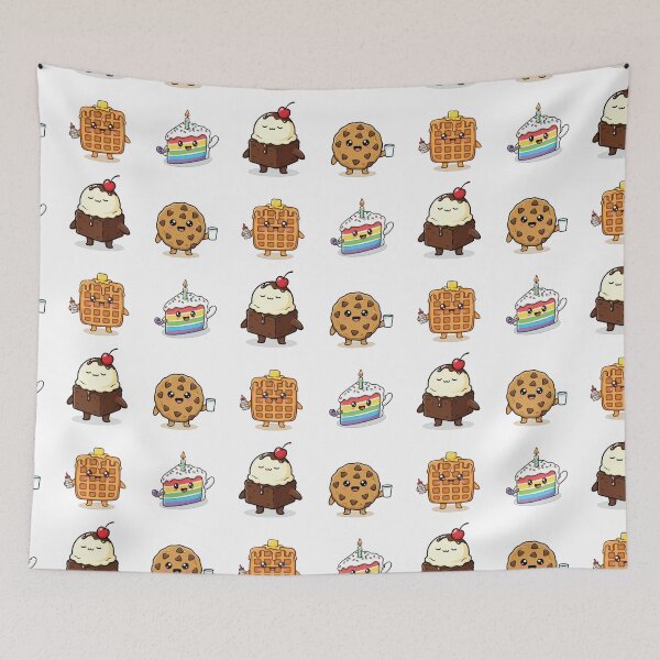 Item preview, Kawaii Dessert Squad Cute Food Characters designed and sold by Coowo22.