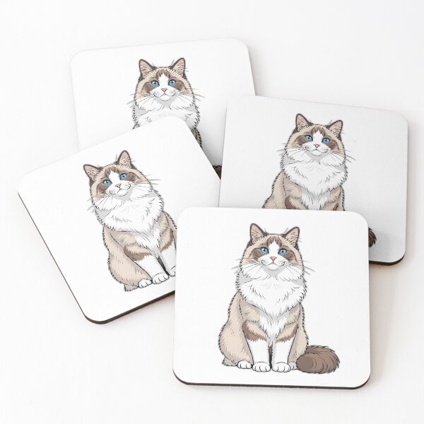 Item preview, Ragdoll Warm Seated Comfort Cat Design designed and sold by pumsquare.