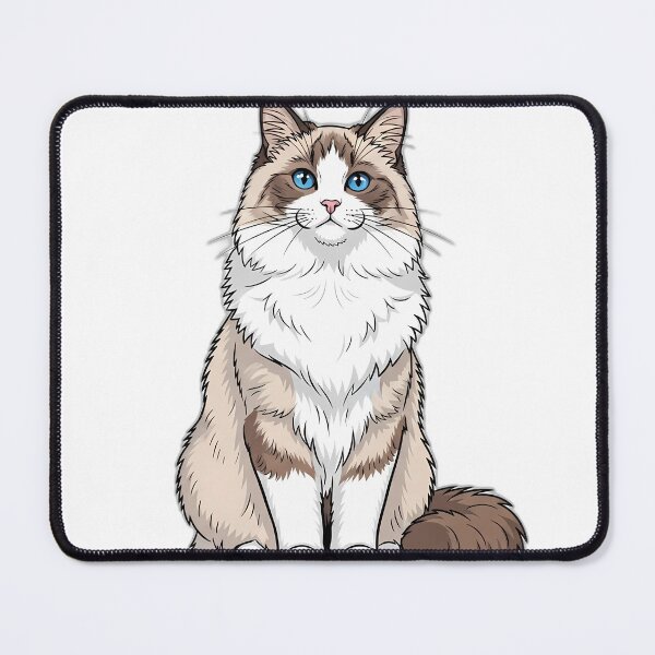 Item preview, Ragdoll Warm Seated Comfort Cat Design designed and sold by pumsquare.