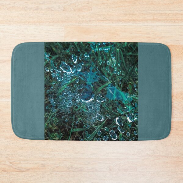 Item preview, SPARKLING JADE WATER DROPLETS WEB OF INTRIGUE designed and sold by Richard Brookes Photography.