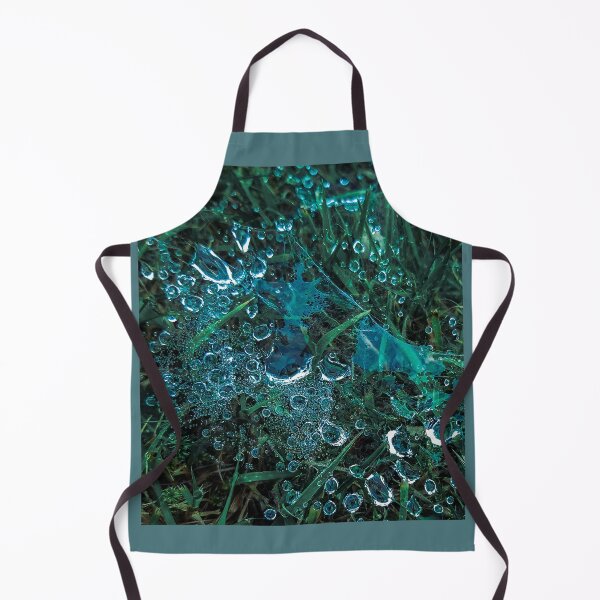 Item preview, SPARKLING JADE WATER DROPLETS WEB OF INTRIGUE designed and sold by Richard Brookes Photography.