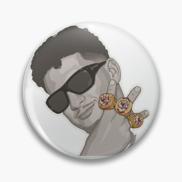 Item preview, Patrick Mahomes showing off his 3 rings designed and sold by midwest4you.