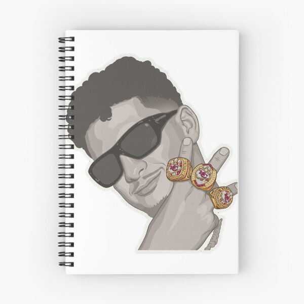 Artikelvorschau, Patrick Mahomes präsentiert stolz seine 3 Ringe entworfen und verkauft von midwest4you.