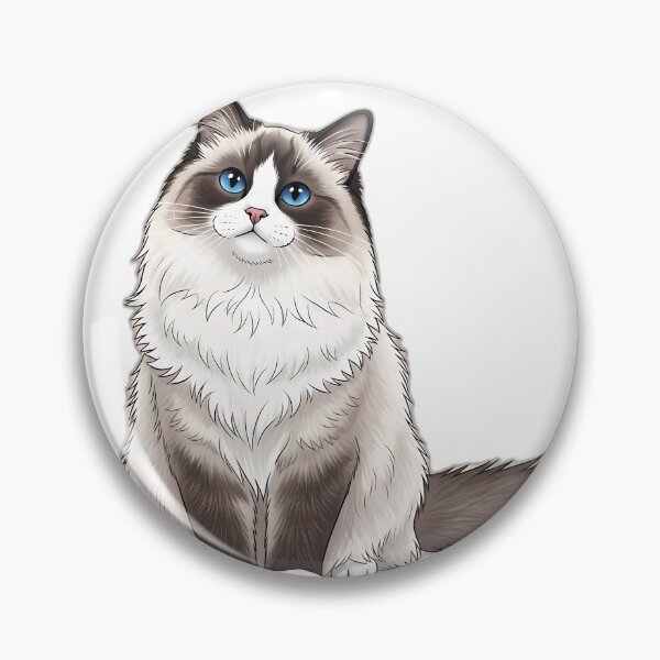 Item preview, Ragdoll Gentle Head Tilt Cat Design designed and sold by pumsquare.