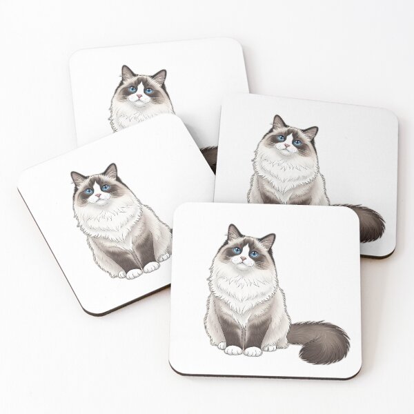 Item preview, Ragdoll Gentle Head Tilt Cat Design designed and sold by pumsquare.