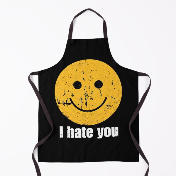 Item preview, Distressed Smiley I Hate You - Funny Harry Meme designed and sold by sapnaela.