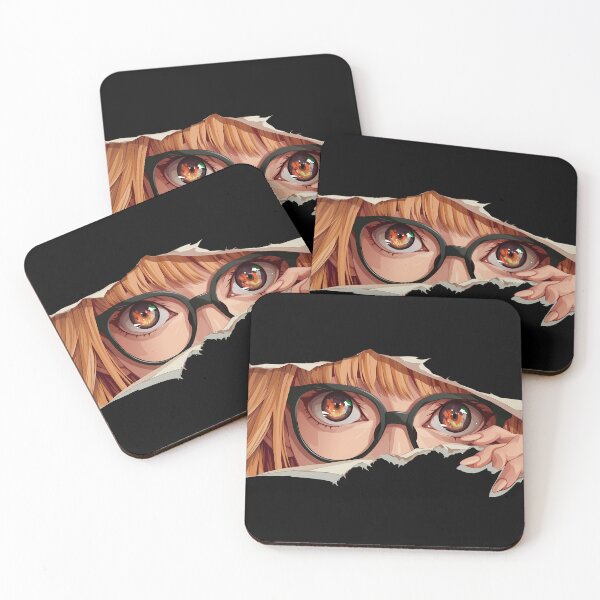 Item preview, Futaba Sakura Persona 5 Glasses Peek Torn Paper Nerd Focus designed and sold by PMartistStudio.