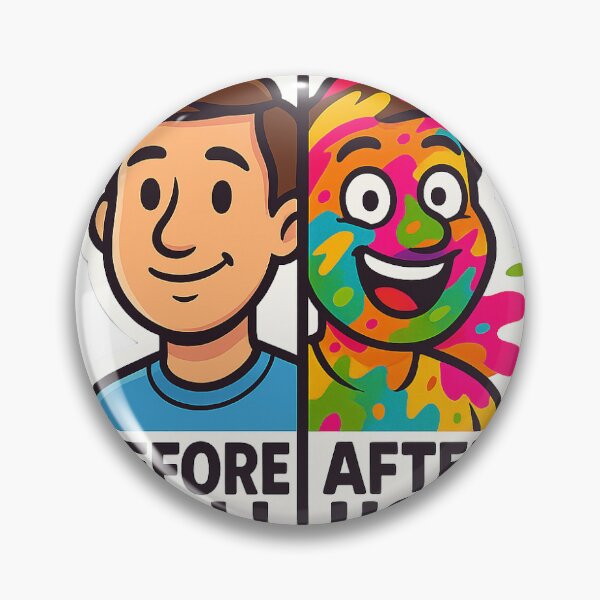 Item preview, Before vs After Holi designed and sold by STICKERS FOR SALE NOW.